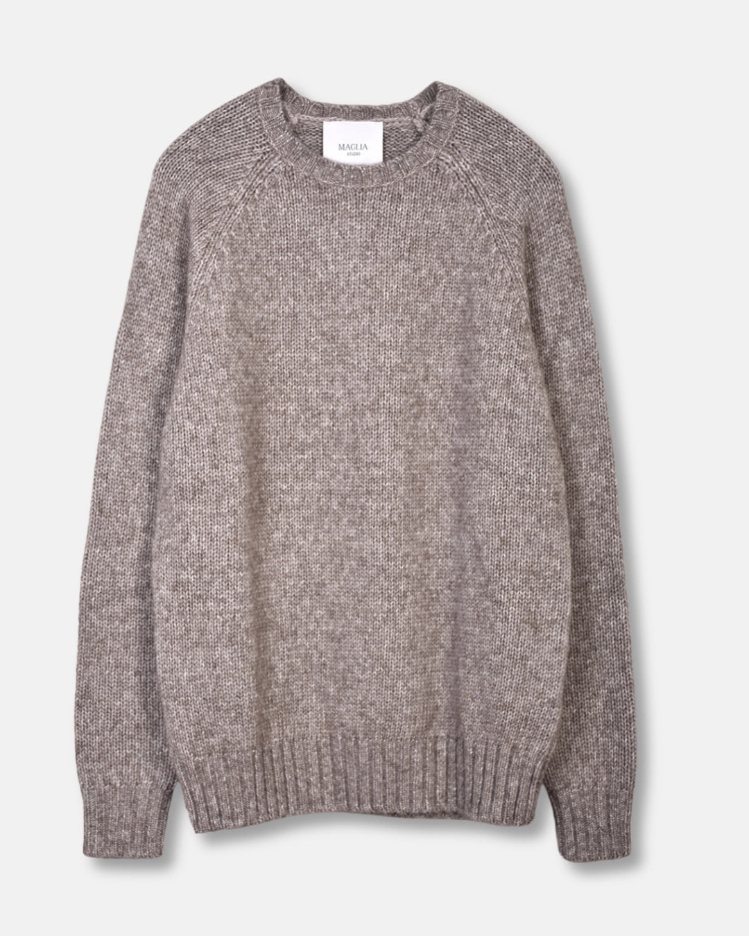 Raglan Knitted Wool Alpaca - Beige - Hugo Sthlm