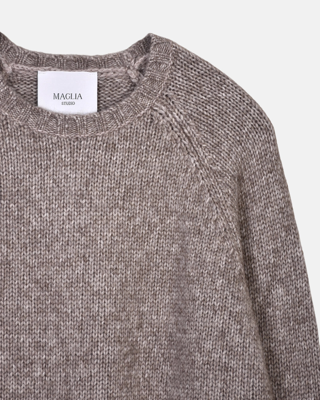 Raglan Knitted Wool Alpaca - Beige - Hugo Sthlm