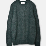 Raglan Knitted Wool Alpaca - Green - Hugo Sthlm