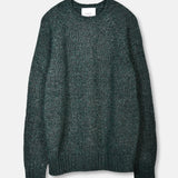 Raglan Knitted Wool Alpaca - Green - Hugo Sthlm