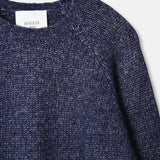 Raglan Knitted Wool Alpaca - Navy - Hugo Sthlm