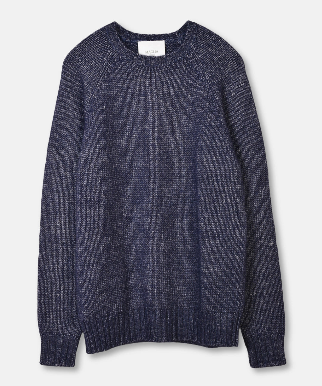 Raglan Knitted Wool Alpaca - Navy - Hugo Sthlm