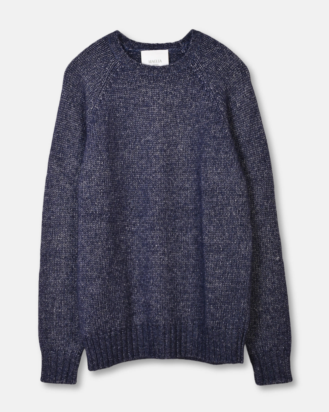 Raglan Knitted Wool Alpaca - Navy - Hugo Sthlm