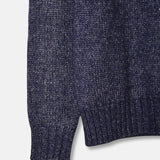 Raglan Knitted Wool Alpaca - Navy - Hugo Sthlm