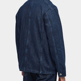Railway Jacket 12,5 Oz Slub Rg Cotton - Dark Stone