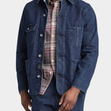 Railway Jacket 12,5 Oz Slub Rg Cotton - Dark Stone
