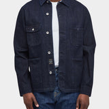 Railway Jacket 12,5 Oz Slub Rg Cotton - Rinsed