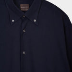 Reg Fit BD Brushed Flannel - Navy - Hugo Sthlm