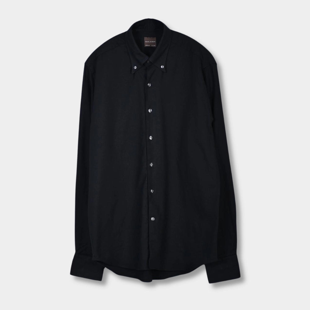 Reg Fit BD Brushed Flannel - Black - Hugo Sthlm