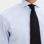 Reg Fit Cut Away Non Iron Shirt - Banker Stripe - Hugo Sthlm