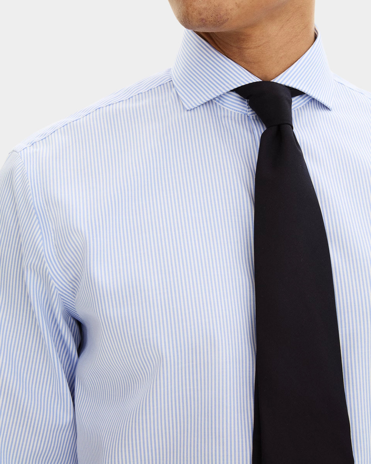 Reg Fit Cut Away Non Iron Shirt - Banker Stripe - Hugo Sthlm