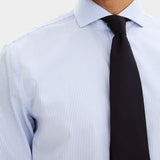 Reg Fit Cut Away Non Iron Shirt - Banker Stripe - Hugo Sthlm