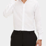 Reg Fit Cut Away Non Iron Shirt Twill - White - Hugo Sthlm