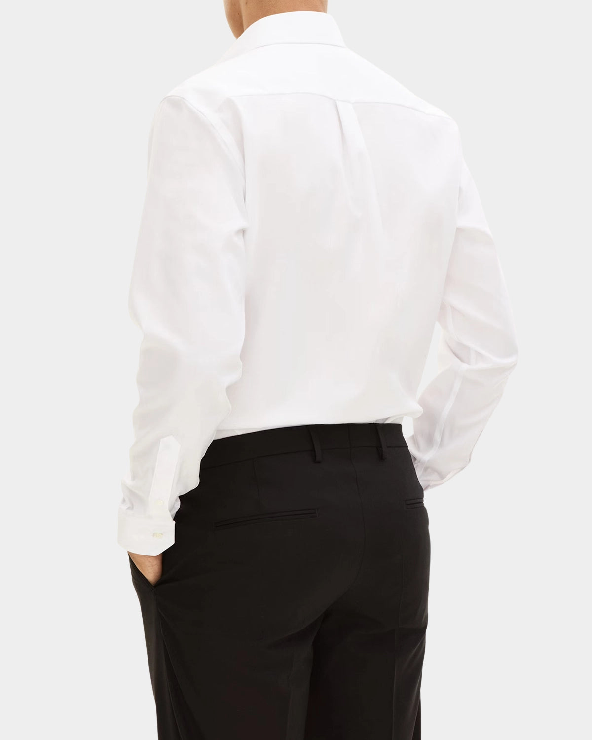 Reg Fit Cut Away Non Iron Shirt Twill - White - Hugo Sthlm