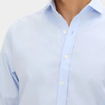 Reg Fit Cut Away Non Iron Shirt Twill - Blue - Hugo Sthlm