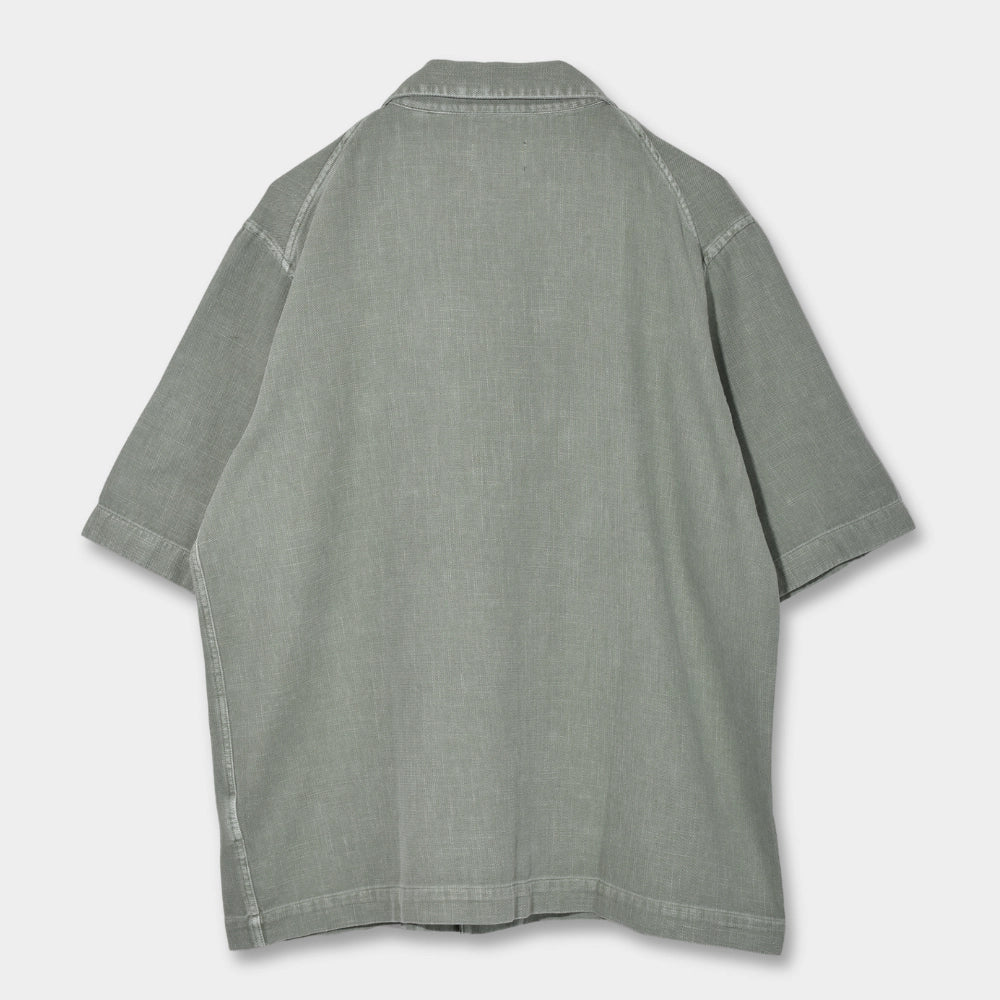 Relax Camp Shirt Wavy Twill - Moss - Hugo Sthlm