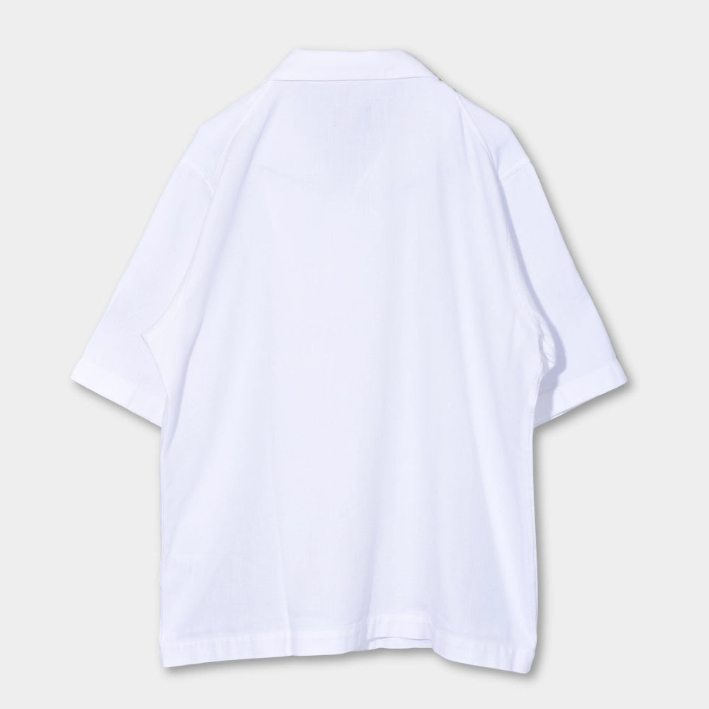 Relax Camp Shirt Wavy Twill - White - Hugo Sthlm