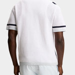 Remus Resort Collar Knit Polo - Skywriting - Hugo Sthlm