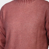 Reversible Turtleneck - Petrolio/Coccio