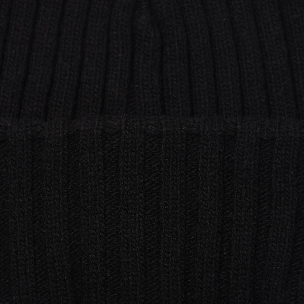 Ribbed Hat Wool Blend - Black - Hugo Sthlm