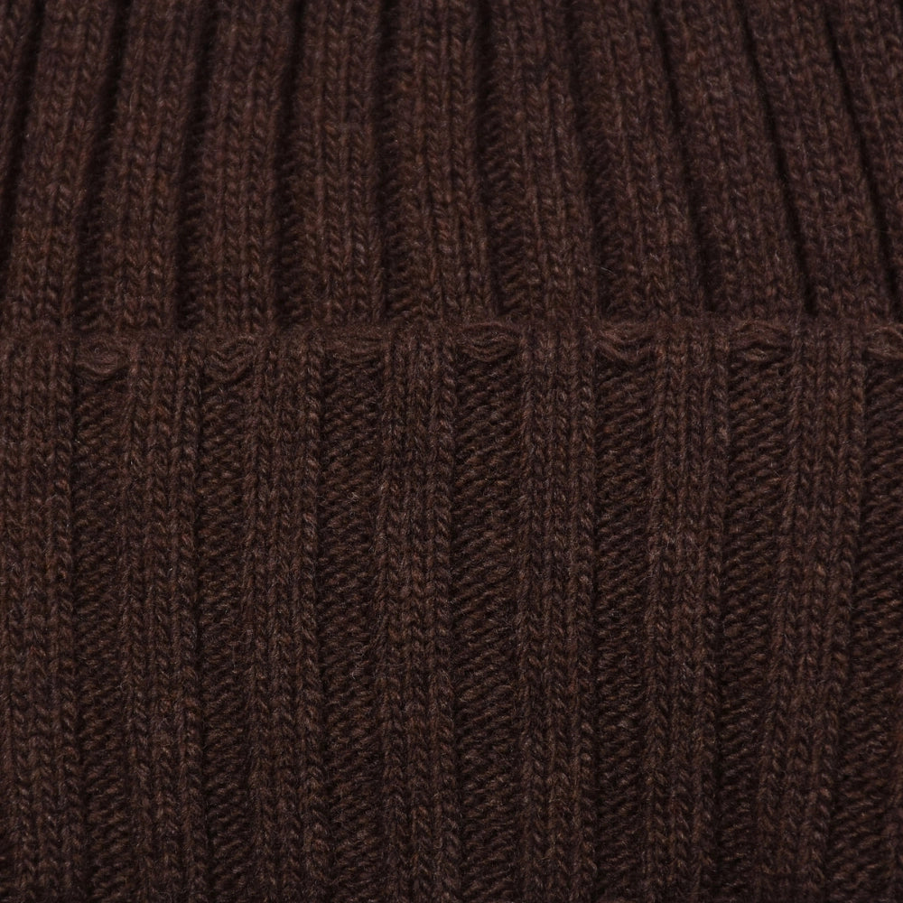 Ribbed Hat Wool Blend - Brown - Hugo Sthlm