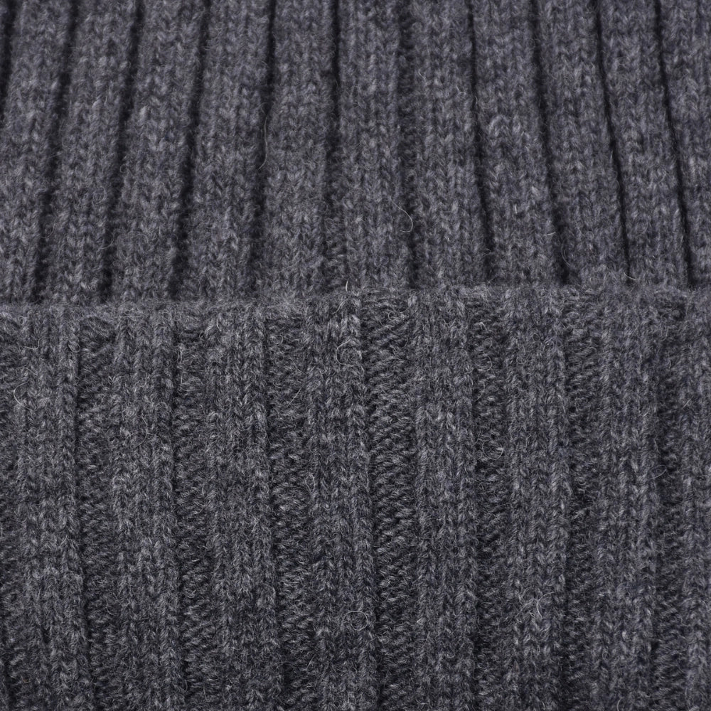 Ribbed Hat Wool Blend - Light Grey - Hugo Sthlm