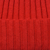 Ribbed Hat Wool Blend - Red - Hugo Sthlm