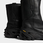 Rider MC Leather Boot - Black - Hugo Sthlm