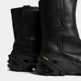 Rider MC Leather Boot - Black - Hugo Sthlm