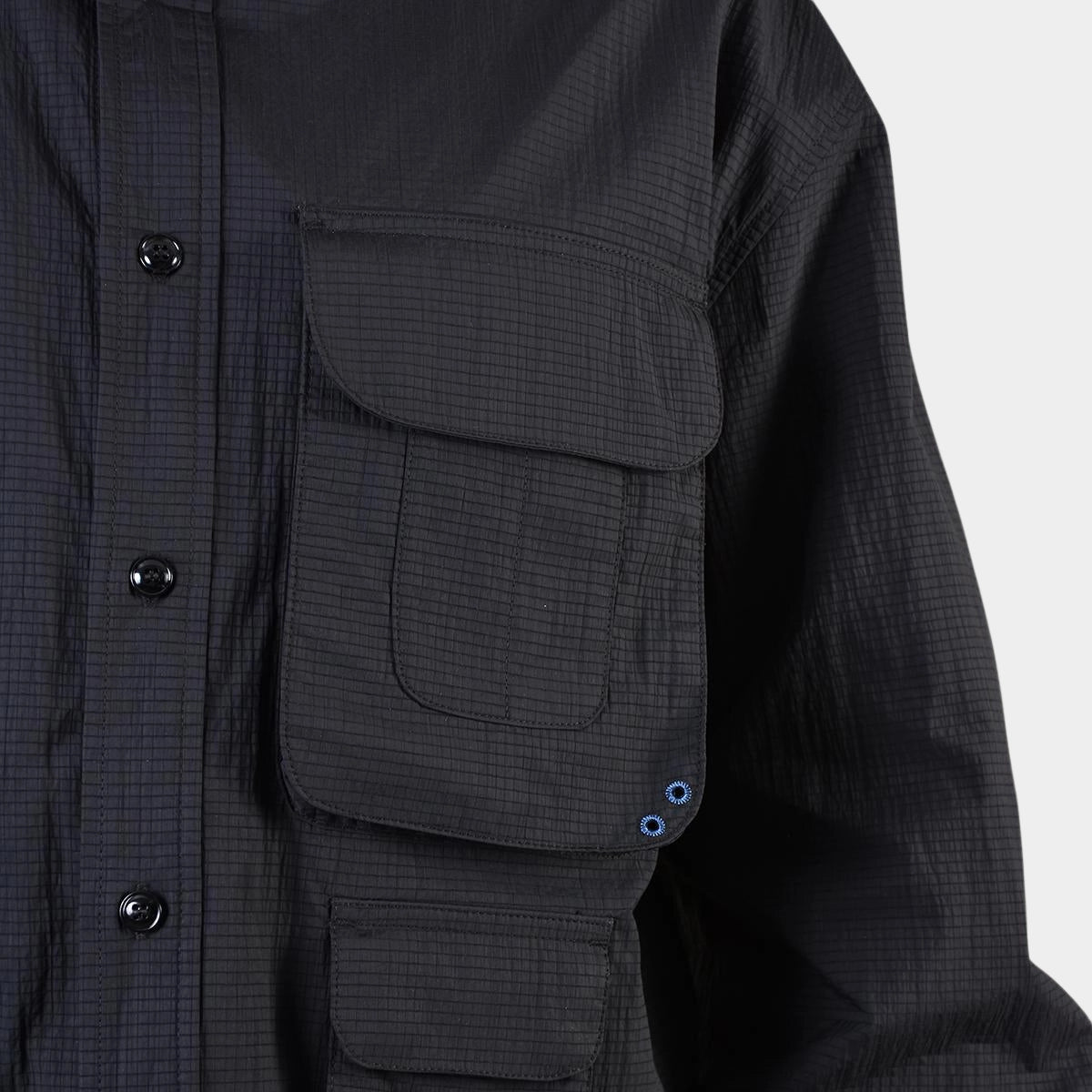 Ripstop Multi Pocket Shirt - Black - Hugo Sthlm