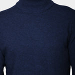 Rollneck Cash/Blend - Blue - Hugo Sthlm