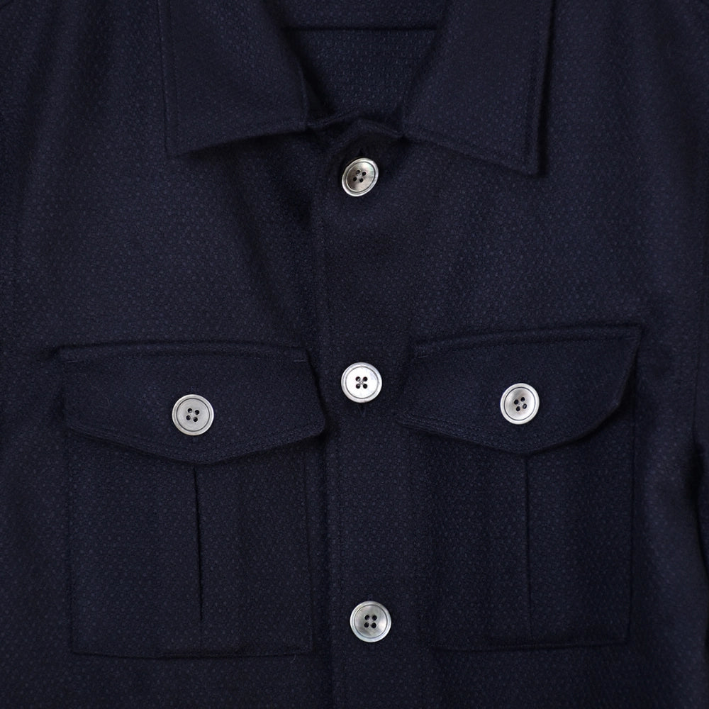 Safari Shirt Jacket - Navy - Hugo Sthlm