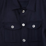 Safari Shirt Jacket - Navy - Hugo Sthlm