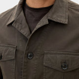 Safari Shirt Jacket - Army Green - Hugo Sthlm