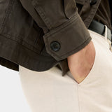 Safari Shirt Jacket - Army Green - Hugo Sthlm