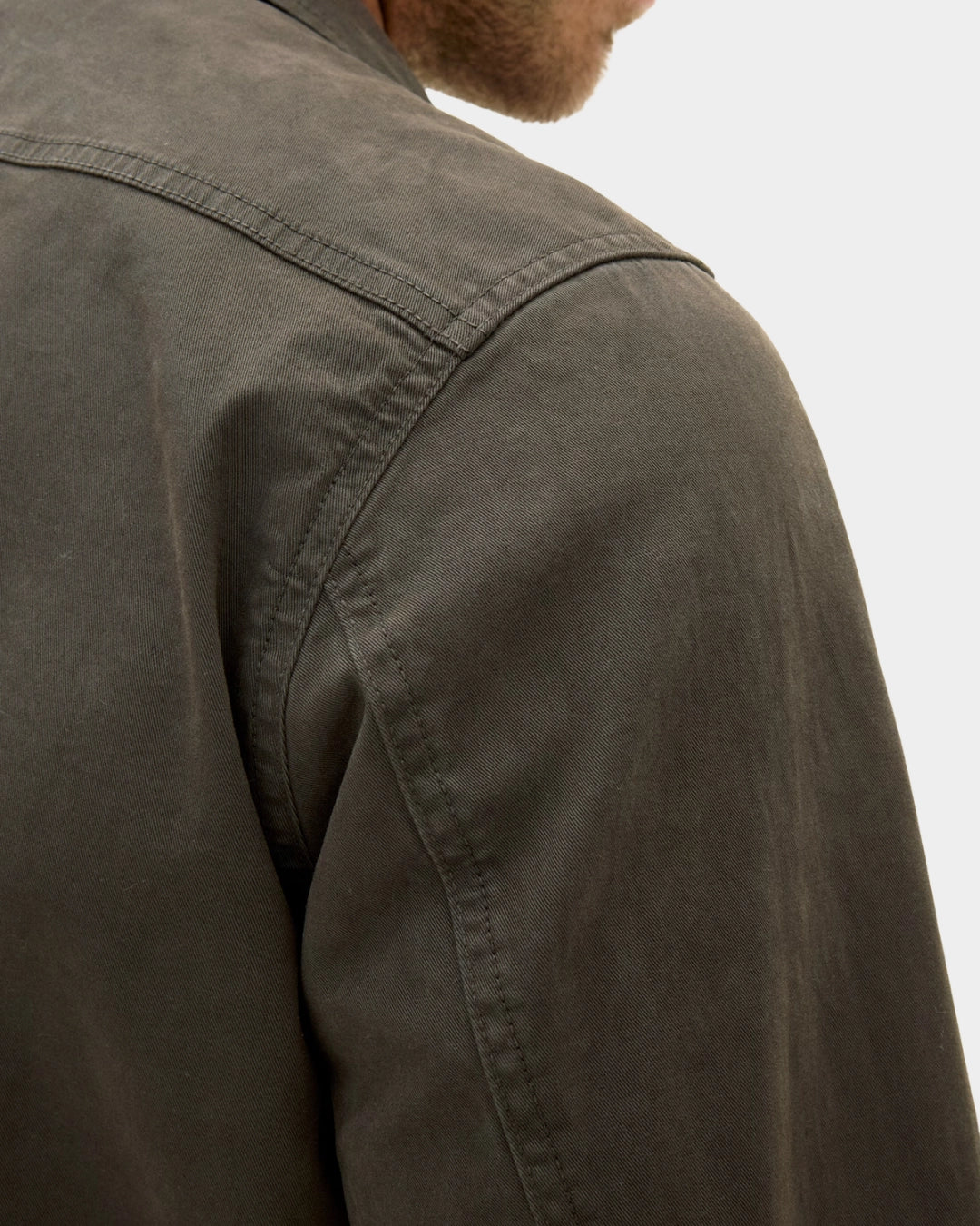 Safari Shirt Jacket - Army Green - Hugo Sthlm