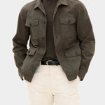 Safari Shirt Jacket - Army Green - Hugo Sthlm