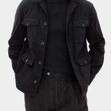 Safari Shirt Jacket - Black - Hugo Sthlm