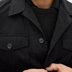 Safari Shirt Jacket - Black - Hugo Sthlm
