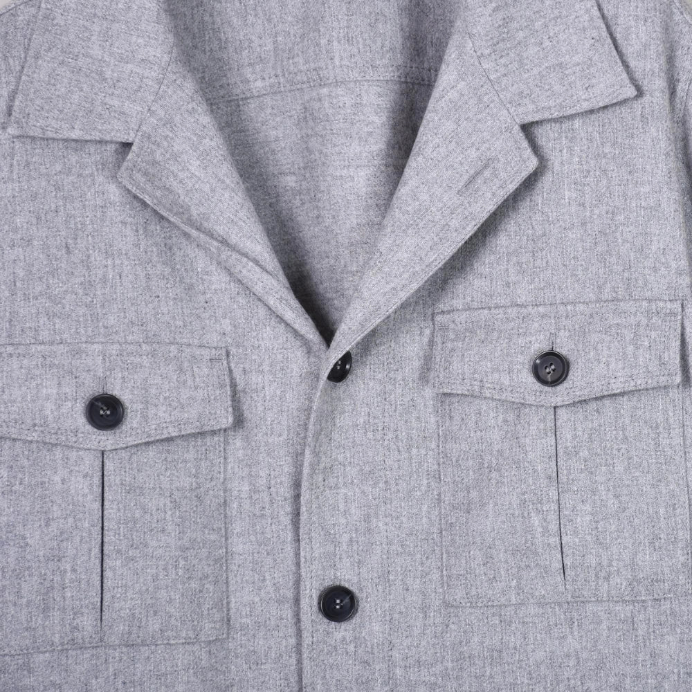 Safari Shirt Jacket - Grey - Hugo Sthlm