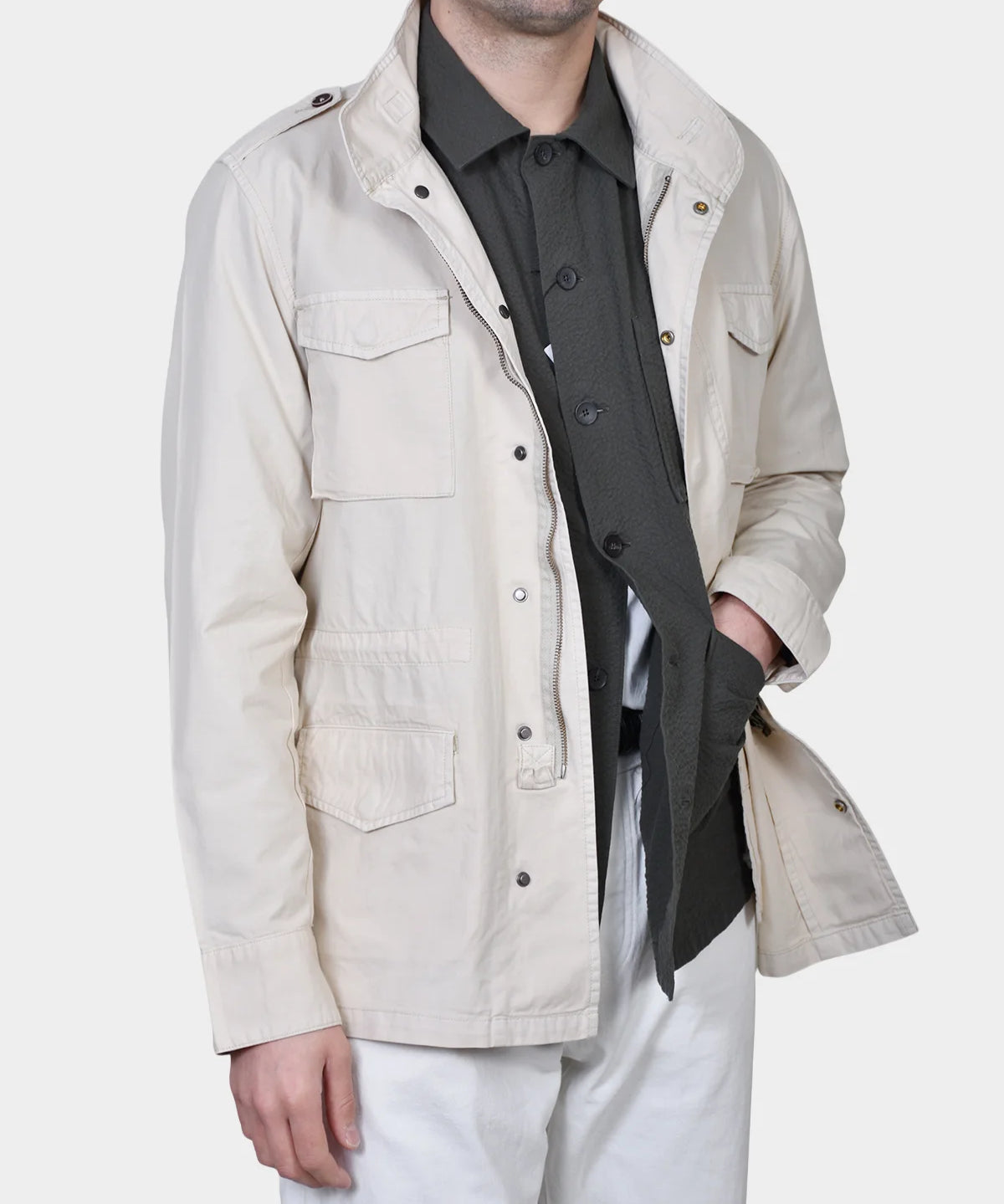 SAFARI JACKET - Beige - Hugo Sthlm