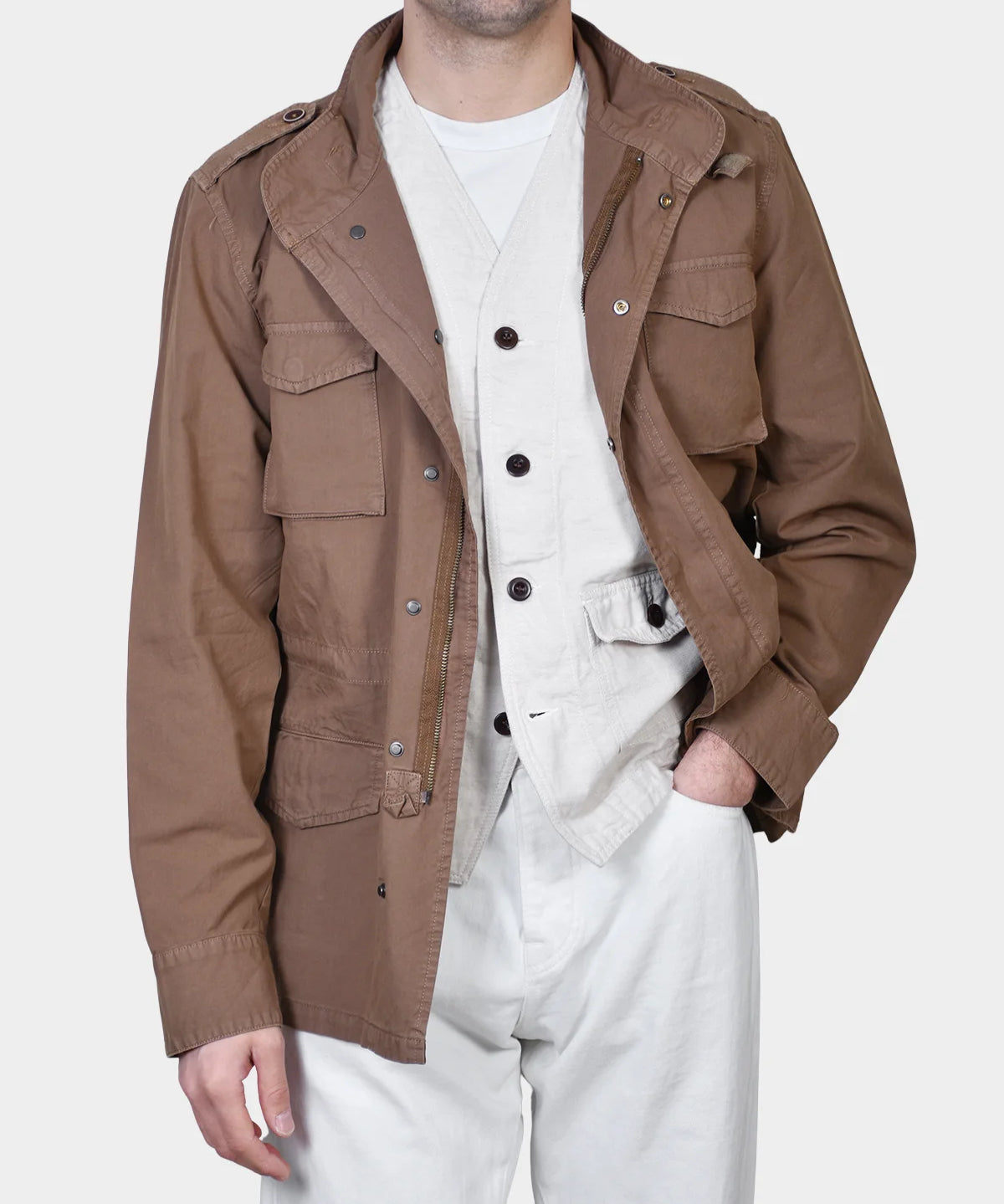 SAFARI JACKET - Brown - Hugo Sthlm