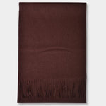 Scarf Lambswool - Brown - Hugo Sthlm