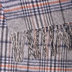Scarf Lambswool Check - Blue - Hugo Sthlm