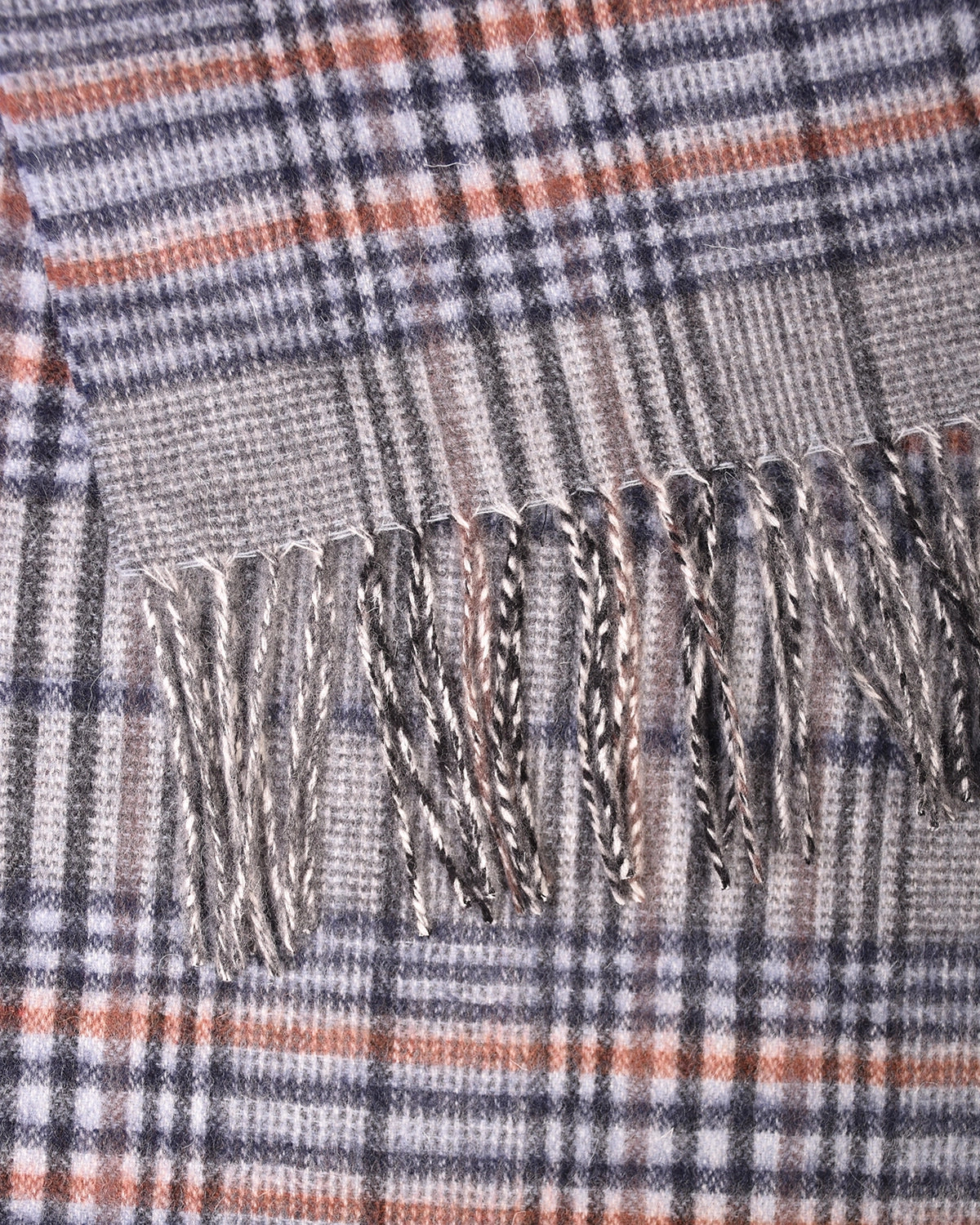 Scarf Lambswool Check - Blue - Hugo Sthlm
