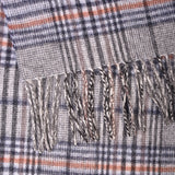 Scarf Lambswool Check - Blue - Hugo Sthlm