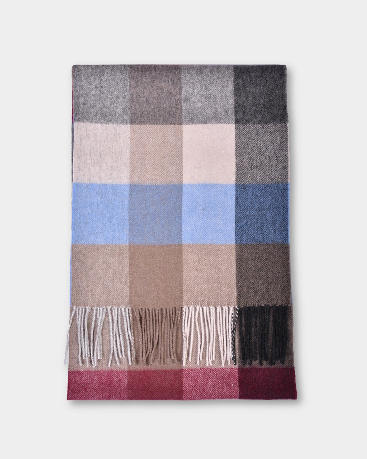 Scarf Lambswool Check - Camel - Hugo Sthlm