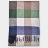 Scarf Lambswool Check - Navy - Hugo Sthlm