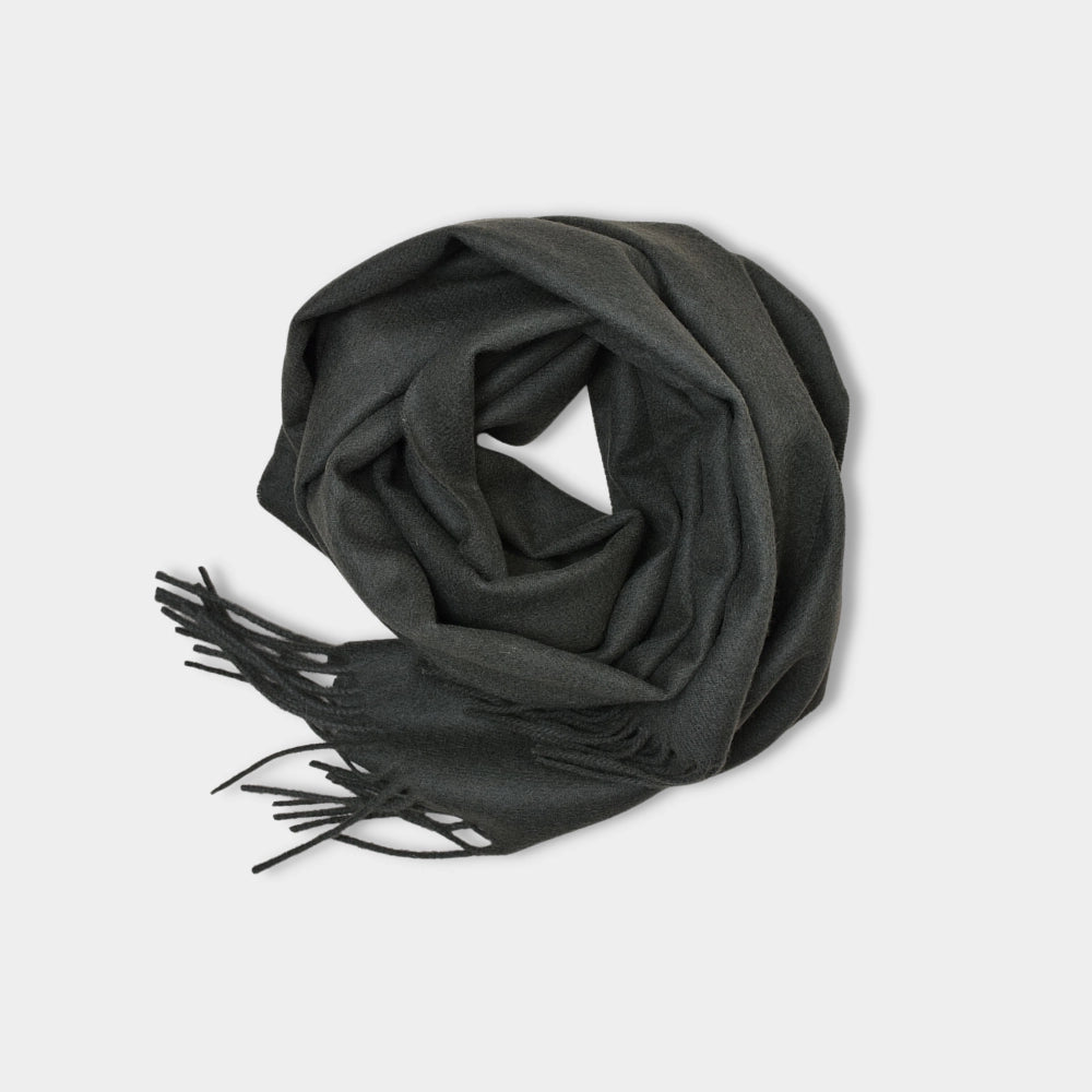 Scarf Lambswool - Green - Hugo Sthlm