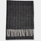 Scarf Lambswool Herringbone - Antracite - Hugo Sthlm